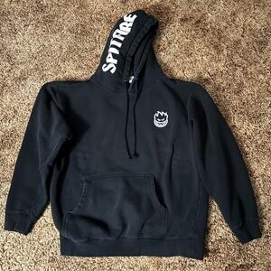 Spitfire Black Men's Pullover Hoodie size L